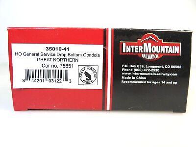 Intermountain 35010-41 HO General Service Drop Bottom Gondola Great Northern NIB image 2