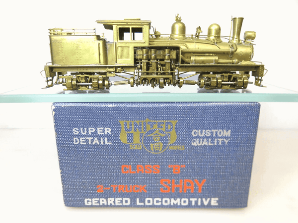 Pacific Fast Mail Brass HO Scale Class B 2-Truck Shay Geared Logging Locomotive image 0