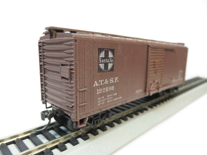 Vintage Athearn HO Scale 40' Boxcar AT&amp;SF Santa Fe Railroad Kadee Couplers #2 image 1