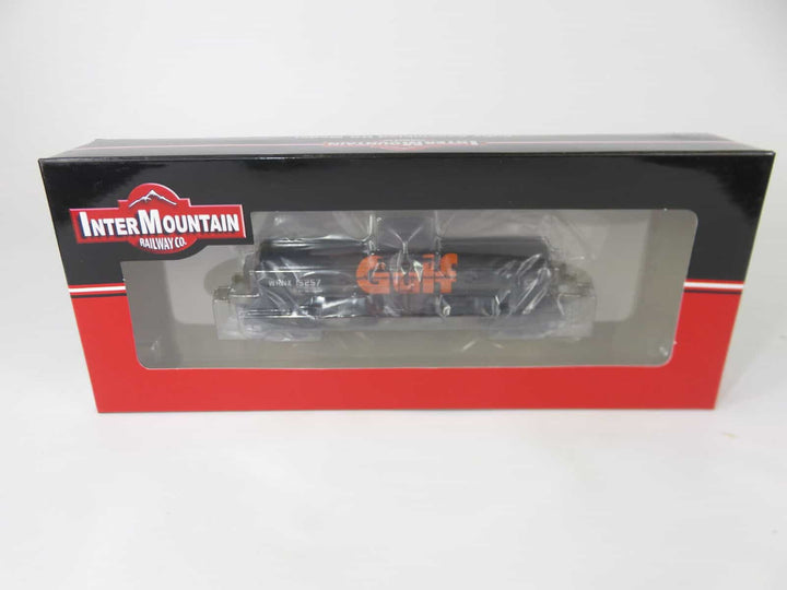 Intermountain 46203-33 HO Scale ACF Type 27 Rivited 10,000 Gallon Tank Car Gulf image 1