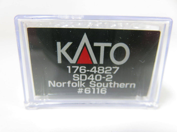 Kato 176-4827 N Scale NS Norfolk Southern EMD SD40-2 Diesel Locomotive #6116 NIB image 3