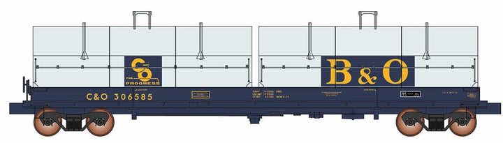 Intermountain 32574-02 HO Scale Evans Coil Car C&amp;O B&amp;O Blue and Gray #306524 NIB image 1