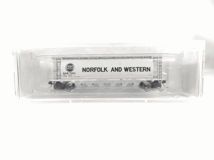 Bowser 38154 N Scale NW Norfolk &amp; Western 6-Bay Cylindrical Covered Hopper 71884 image 1