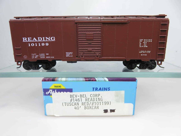 Bev-Bel Athearn HO Scale 40' Boxcar Reading Tuscan Red #101199 image 0