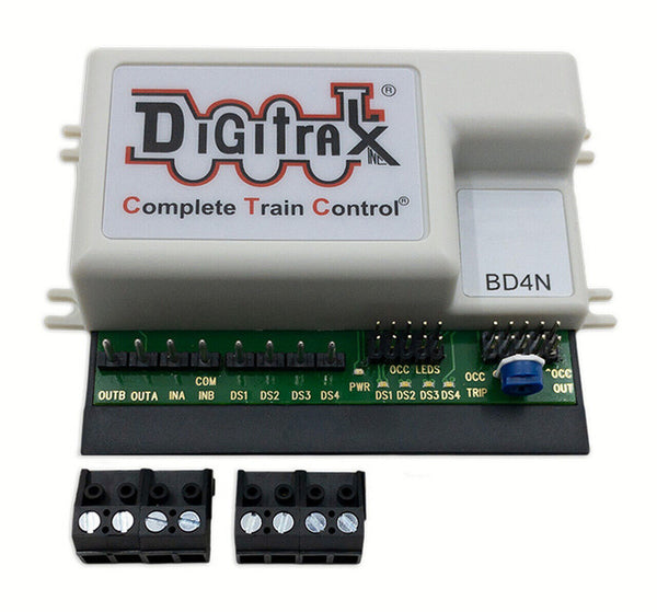 Digitrax BD4N DCC 4-Block Occupancy Detector NIB
