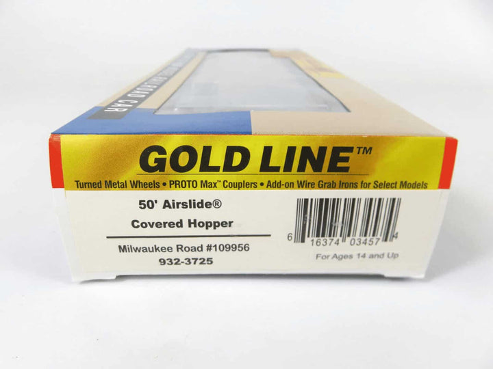 Walthers 932-3725 HO Scale 50' Airslide Covered Hopper Milwaukee Road 109956 NIB image 2