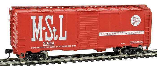 Walthers Mainline 910-1696 HO Scale 40' AAR Boxcar Minneapolis &amp; St Louis NIB image 0
