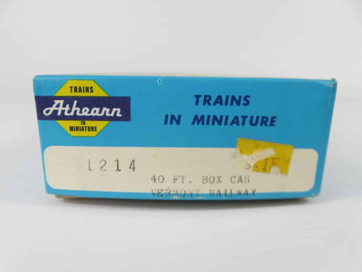 Athearn Blue Box #1214 40' Boxcar Vermont Railway #169 Unassembled Kit NOS image 1