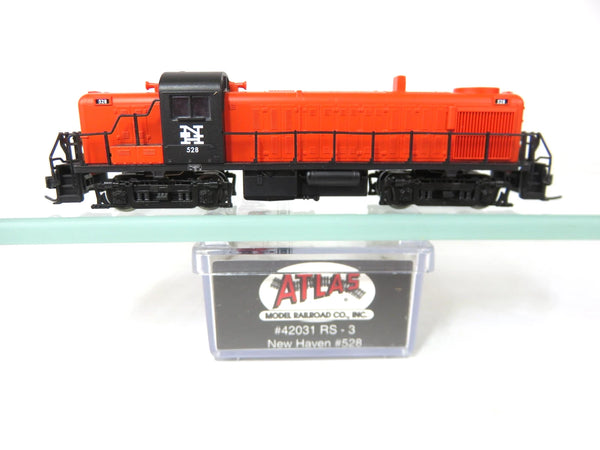 Atlas Classic 42031 N Scale NH New Haven Alco RS-3 Diesel Locomotive #528