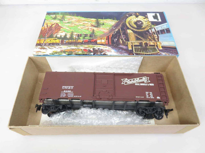 Bev-Bel Athearn HO Scale 40' Boxcar Gulf Mobile &amp; Ohio Rebel Route #5088 image 2
