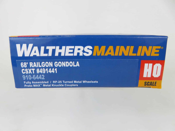 Walthers Mainline 910-6442 HO Scale 68' Railgon Gondola CSXT CSX Transportaion image 2