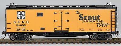 Intermountain 46104-51 HO Santa Fe The Scout Curved Line Map Refrigerator Car image 0