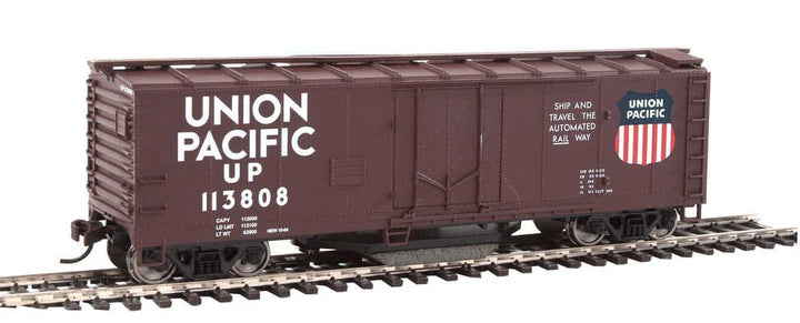 Walthers 931-1756 HO Scale UP Union Pacific 40' Plug-Door Track Cleaning Boxcar image 1
