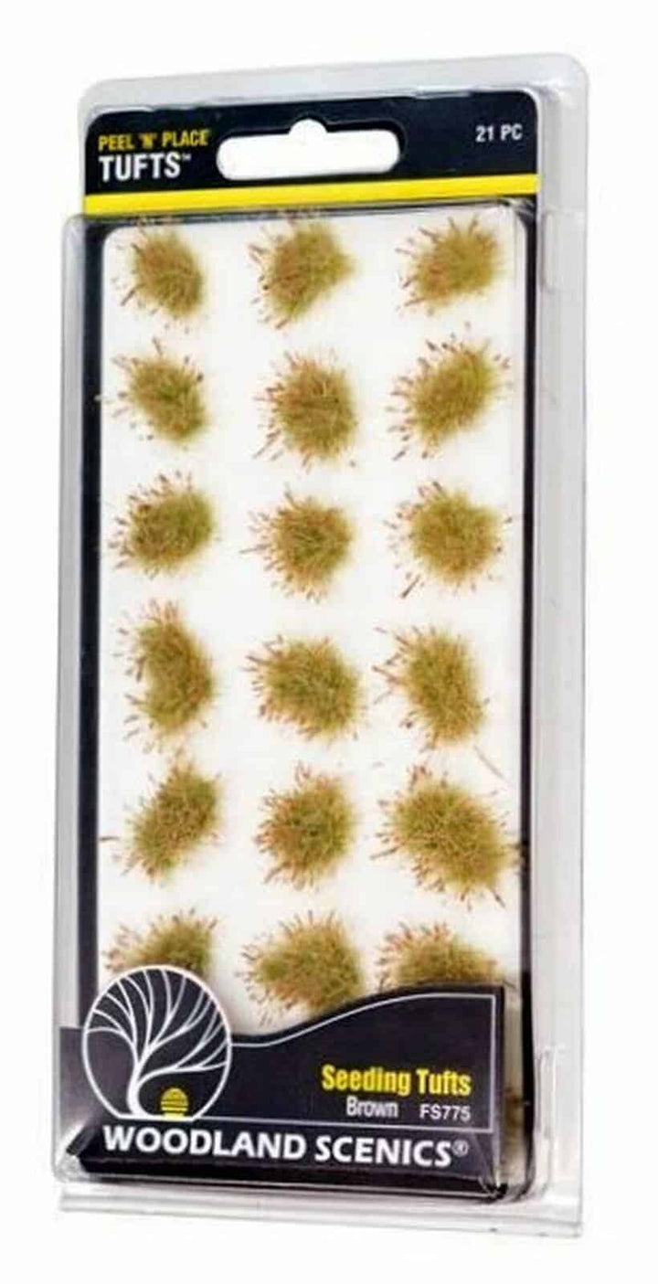 Woodland Scenics FS775 Brown Seeding Peel 'n' Place Tufts 21pc image 0