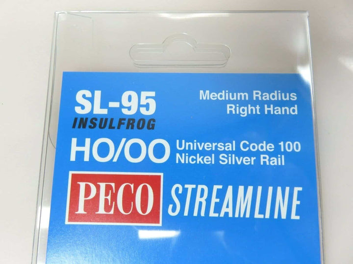 Peco Streamline HO SL95 Code 100 Insulfrog Medium Radius Turnout Right Hand image 3