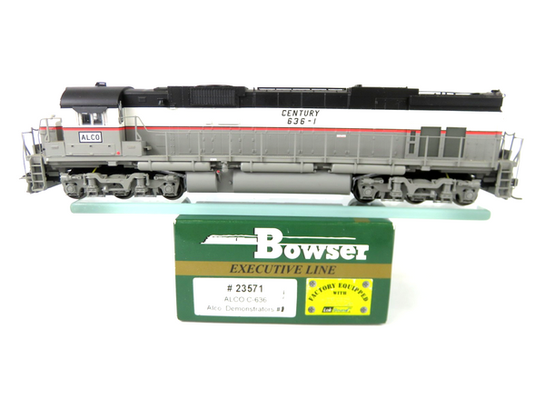 Bowser 23571 HO Scale Alco C636 Century Demonstrator Locomotive ESU LokSound/DCC