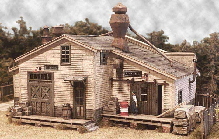 Bar Mills Scale Model Works #332 HO Scale Clark's Wood Products Kit NIB image 4