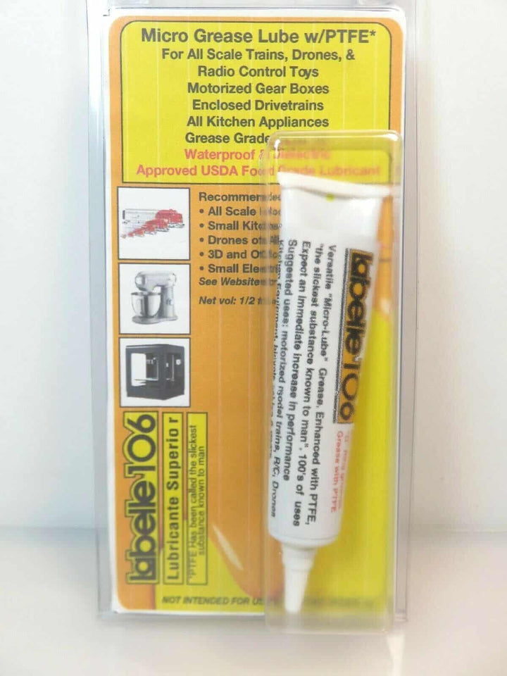 Labelle #106 Plastic Compatible Grease w/ PTFE 1/2 fl. oz tube image 1
