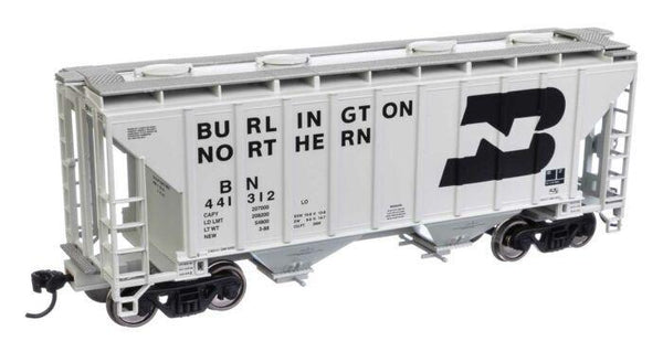 Walthers 910-7974 HO Burlington Northern 37' 2980 cu ft. 2-Bay Covered Hopper image 0