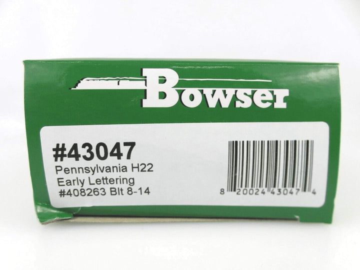 Bowser 43047 HO Scale H22 4-Bay Hopper PRR Pennsylvania Early Lettering #408263 image 2