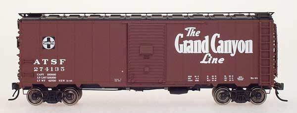 Intermountain 46016-33 HO Scale 40' 12 Panel Boxcar ATSF Santa Fe Road #274109 image 0