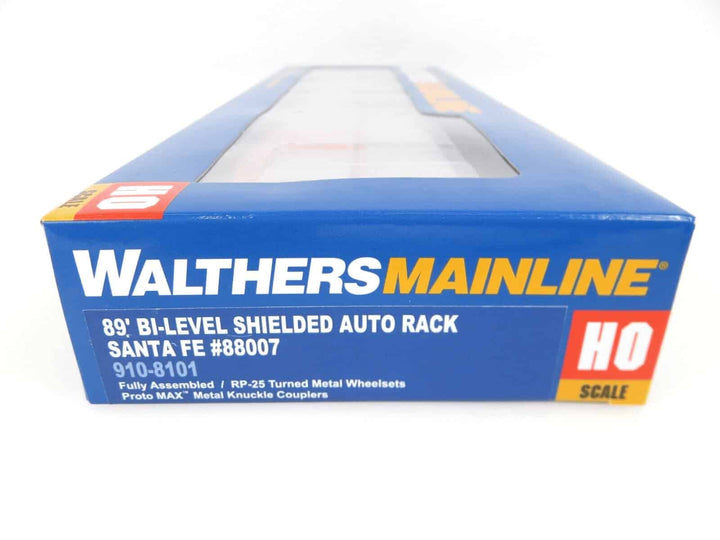 Walthers 910-8101 HO Scale 89' Bi-Level Shielded Auto Rack AT&amp;SF Santa Fe #88007 image 3