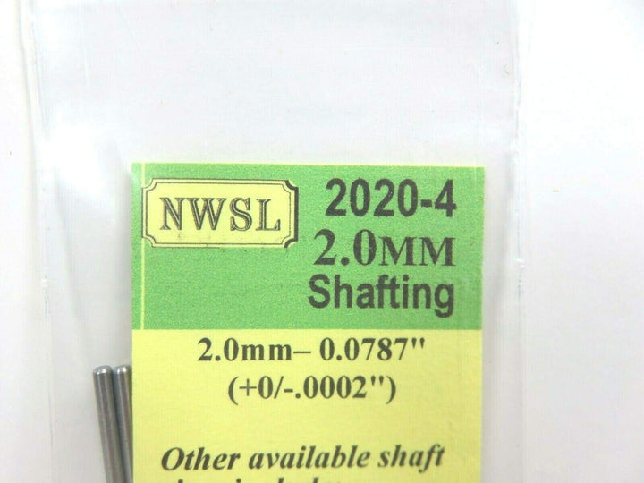 Northwest Short Line #2020-4 NWSL 2mm Shafting (2) 6 inch Pieces Ho Locomotives image 3