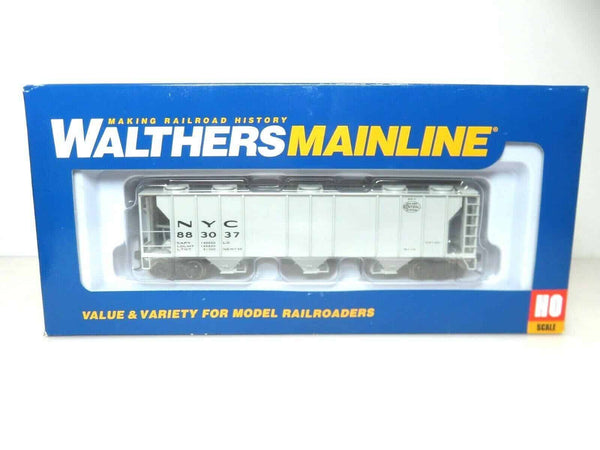 Walthers Mainline 910-7026 HO 50' PS-2 2893 3-Bay Covered Hopper NYC #883037 image 0