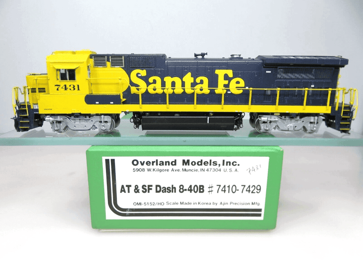 Overland Models Brass OMI-5152 HO Scale Santa Fe GE Dash 8-40B Locomotive #7431 image 1