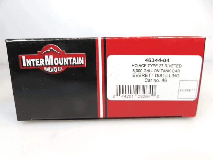 Intermountain 46344-04 HO ACF Type 27 8,000 Gallon Tank Car Everett Distilling image 2