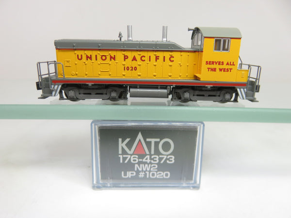 Kato 176-4373 N Scale UP Union Pacific EMD NW2 Diesel Locomotive Road #1020