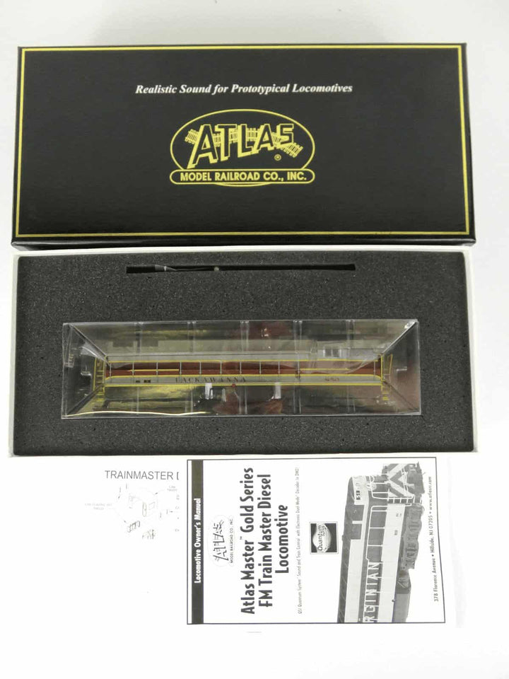 Atlas 7705 HO Scale Lackawanna Fairbanks Morse Train Master Locomotive DCC/Sound image 2