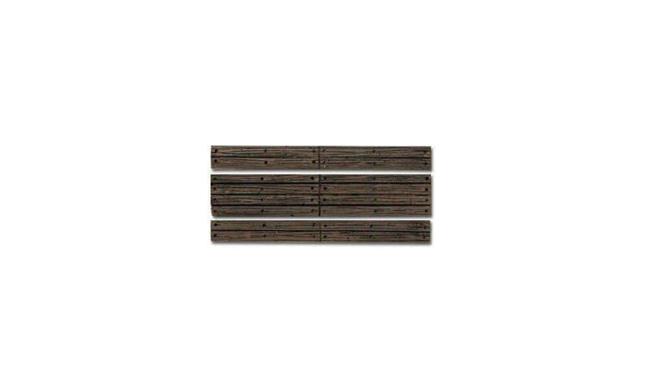Woodland Scenics HO C1147 Wood Grade Crossing 2 Sets NIB image 2