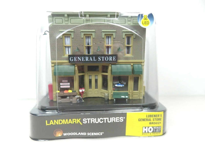 Woodland Scenics BR5021 Lubener's General Store Built and Ready HO Scale NIB image 1