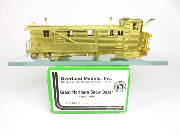 Overland Models Brass HO Scale GN Great Northern Snow Dozer Snowplow #2 image 0