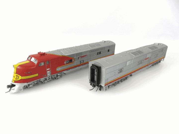 Broadway Limited BLI HO ATSF Santa Fe EMD E6A/B Diesel Locomotive Set DCC Sound image 2