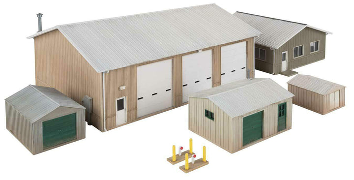 Walthers Cornerstone #933-4122 HO Scale Vehicle Maintenance Facility Kit NIB image 1