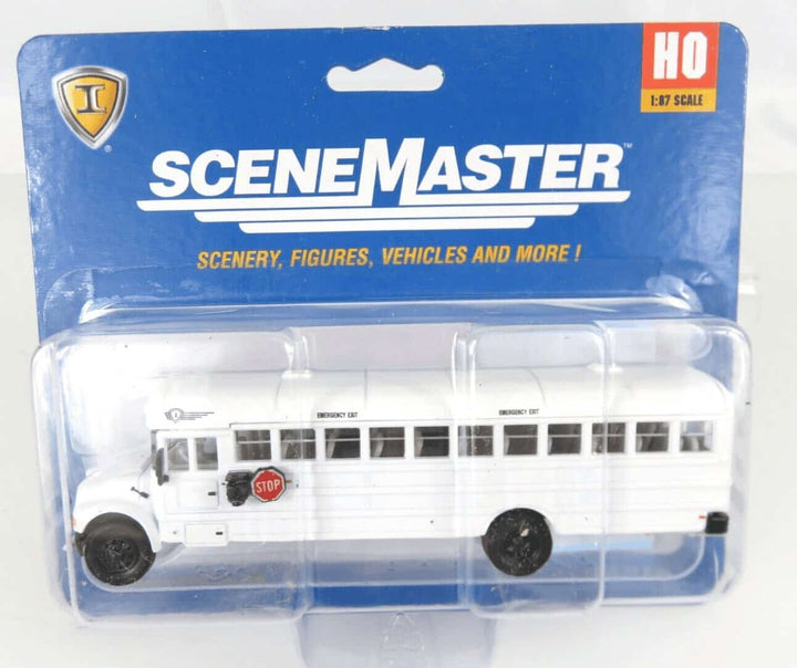 Walthers SceneMaster 949-11702 HO International White Railroad MOW Crew Bus NIB image 2