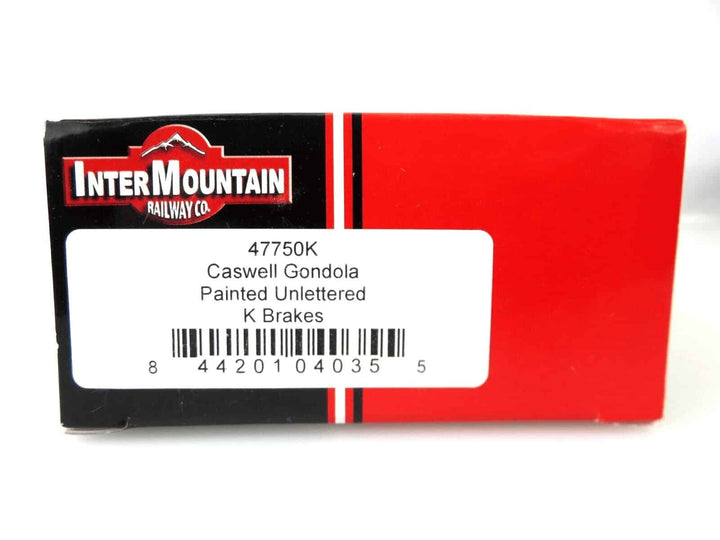 Intermountain 47750K HO Scale Caswell Gondola K Brakes Undecorated NIB image 2