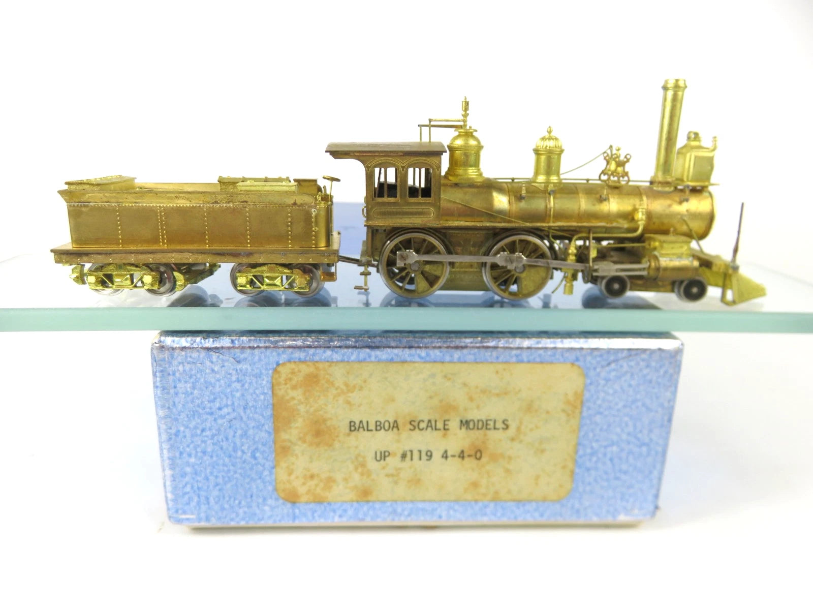Balboa Scale Models Brass HO Scale UP Union Pacific 4-4-0 #119 Steam L ...
