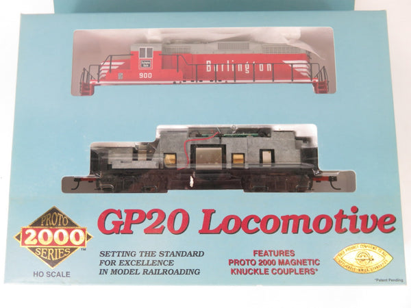 Proto 2000 8122 HO Scale CB&Q Burlington EMD GP20 Diesel Locomotive New Gears
