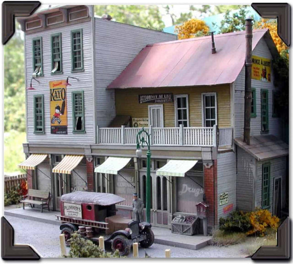 Bar Mills Scale Model Works #882 HO Scale "The Gravely Building" Kit NIB image 0