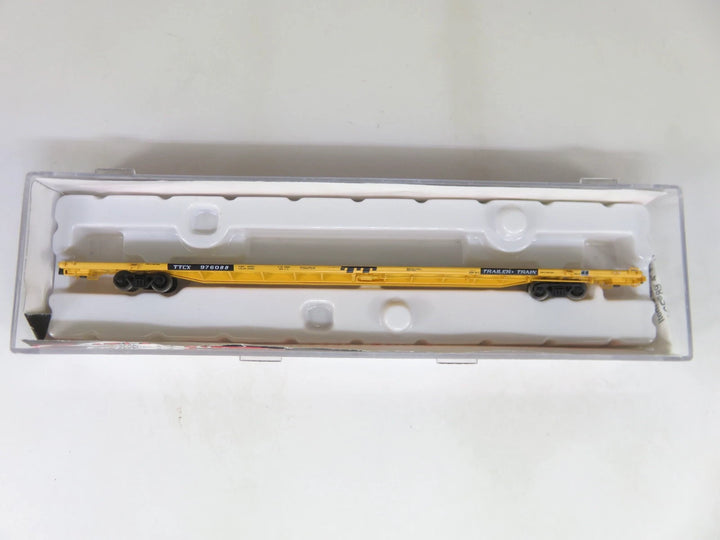 Atlas 50 004 441 N Scale ACF 89' 4" Flat Car TTCX Trailer Train #97608 ...