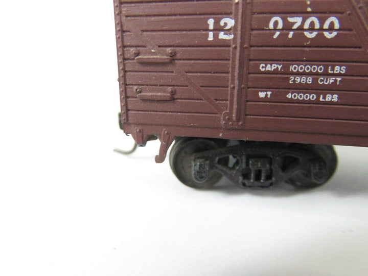 Vintage Roundhouse HO Scale 40' Wood Boxcar ATSF Santa Fe #129700 Kadee's image 7