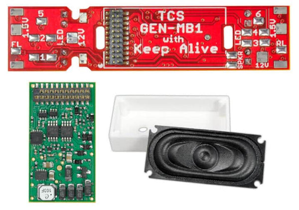 Train Control Systems TCS HO 1770 WDK-ATH-3 Athearn DCC WOWSound Conversion Kit image 0