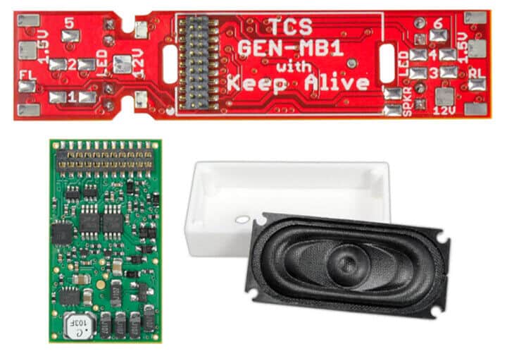 Train Control Systems TCS HO 1770 WDK-ATH-3 Athearn DCC WOWSound Conversion Kit image 0