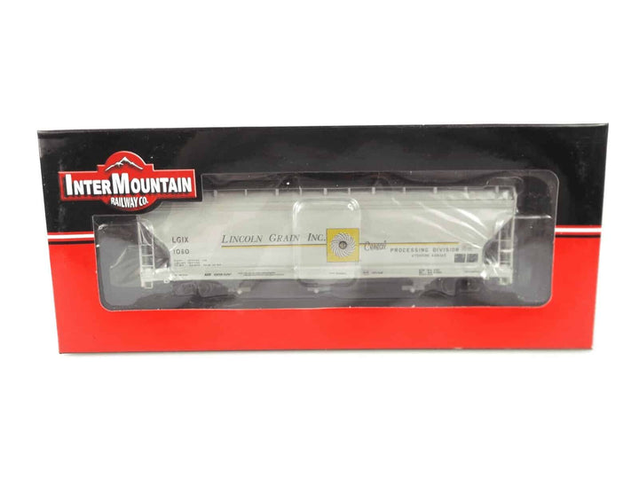 Intermountain 47090-05 HO Scale ACF 4650 3 Bay Hopper Lincoln Grain INC. #1080 image 1