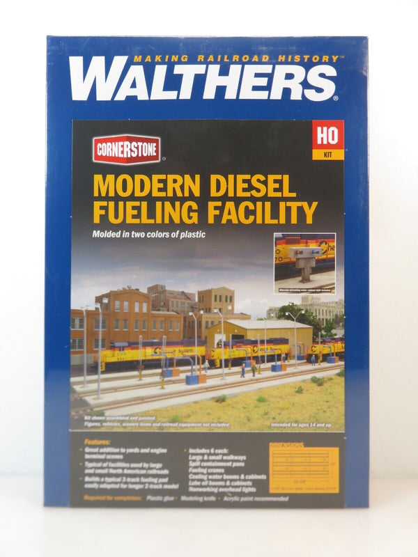 Walthers Cornerstone 933-4161 HO Modern Diesel Service Fueling Facility Kit NIB