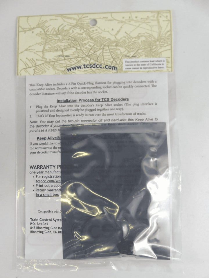 Train Control Systems TCS #2005 KA4-P Keep Alive Power Supply HO Scale image 2