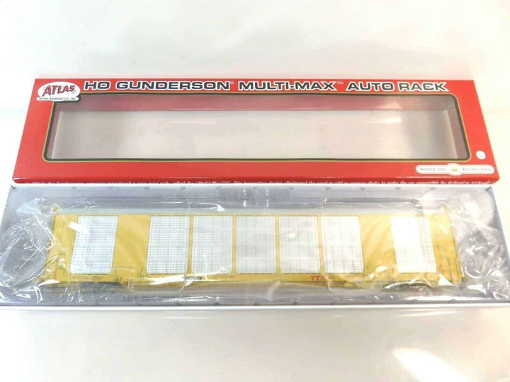 Atlas 20006442 HO Gunderson Multi-Max Auto Rack TTX Yellow #695651 image 3